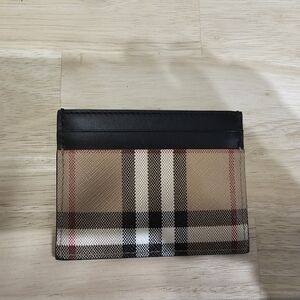 Burberry Plaid Card Holder